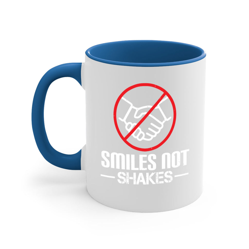 SMILES NOT SHAKES Style 23#- corona virus-Mug / Coffee Cup