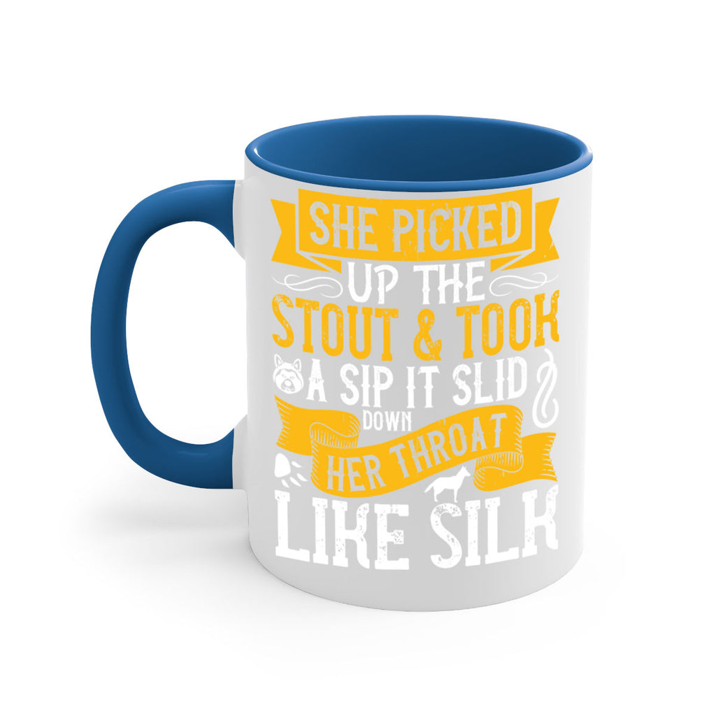 She picked up the stout and took a sip It slid down her throat like silk Style 25#- Dog-Mug / Coffee Cup