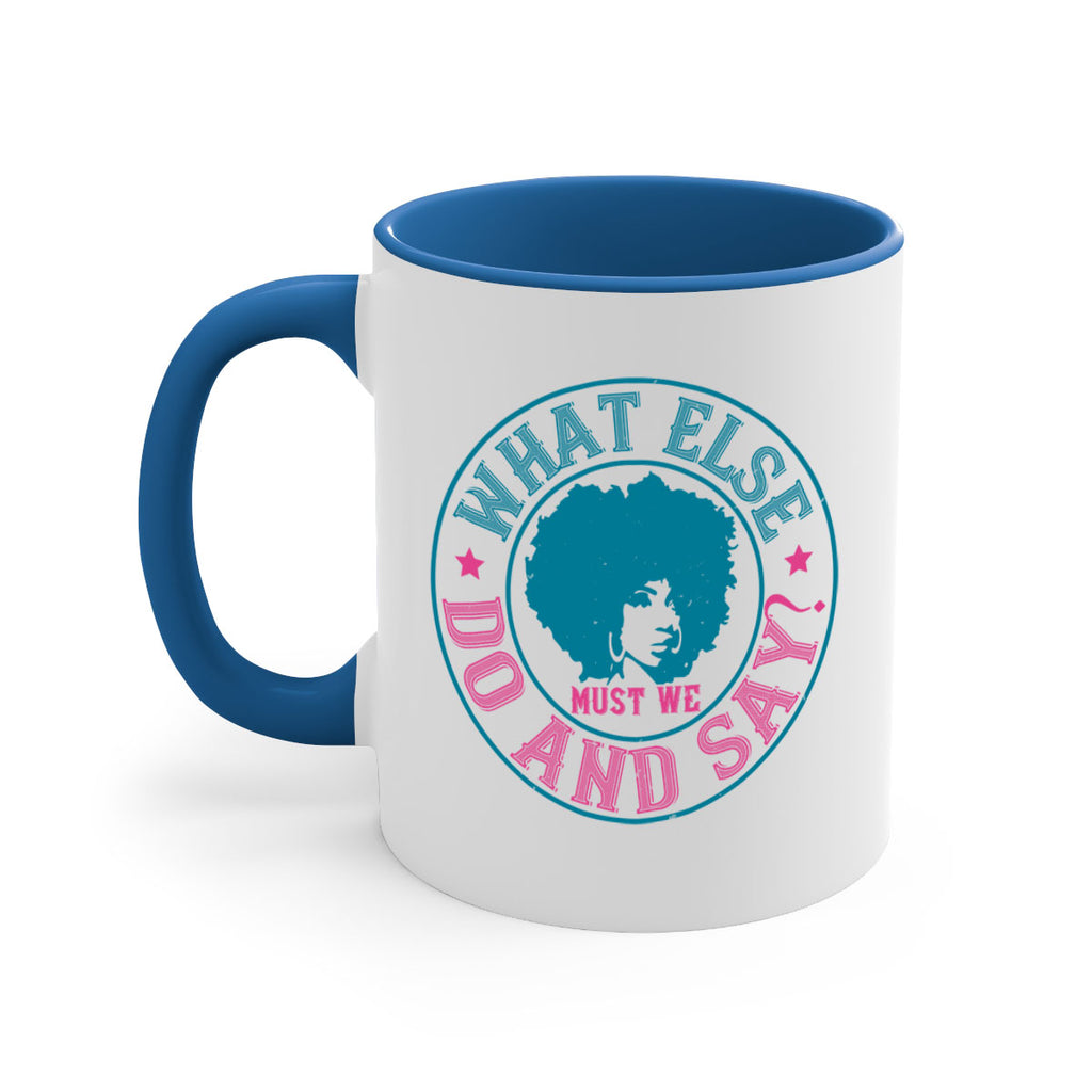 WHAT ELSE DO AND SAY Style 14#- Afro - Black-Mug / Coffee Cup