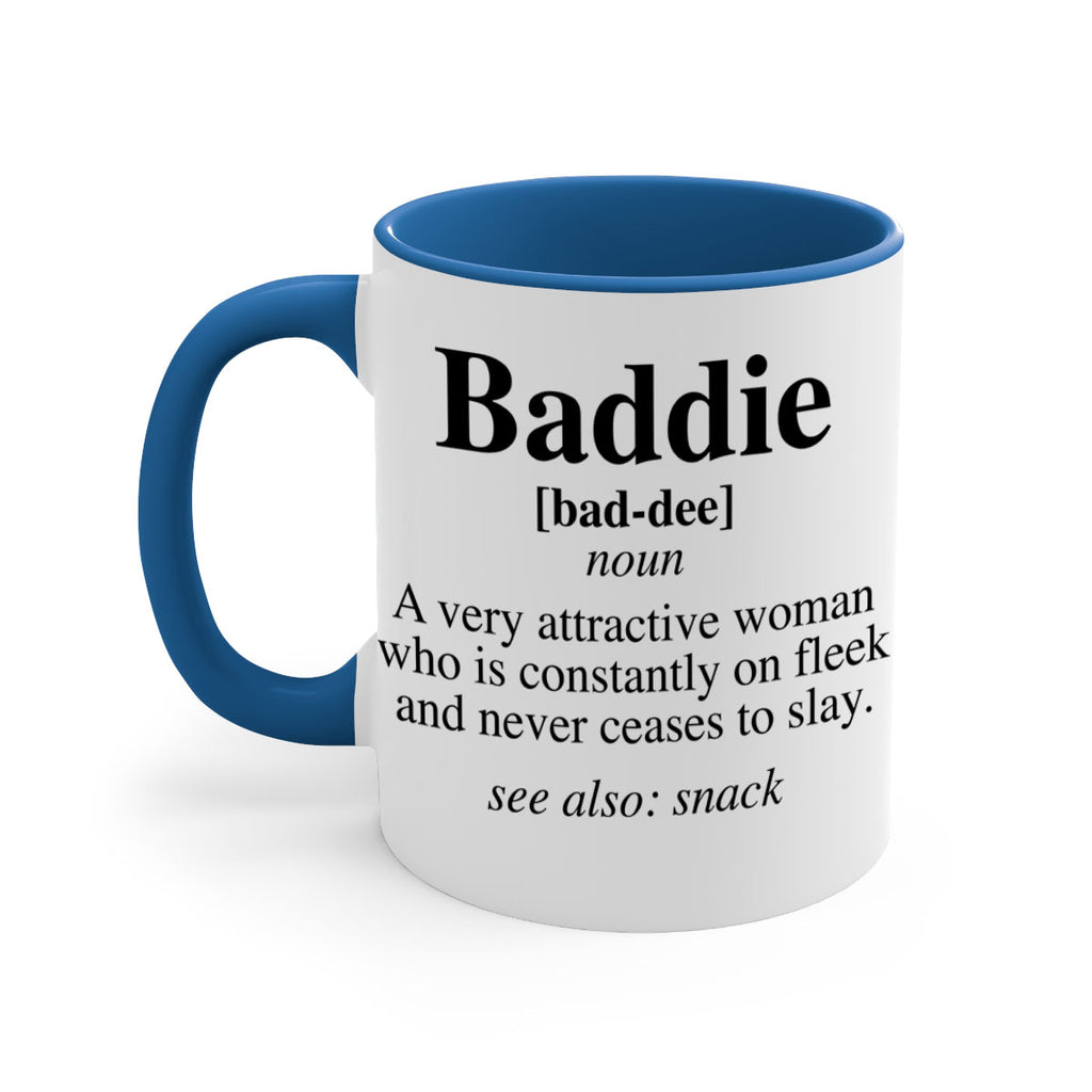 baddie definition 270#- black words - phrases-Mug / Coffee Cup