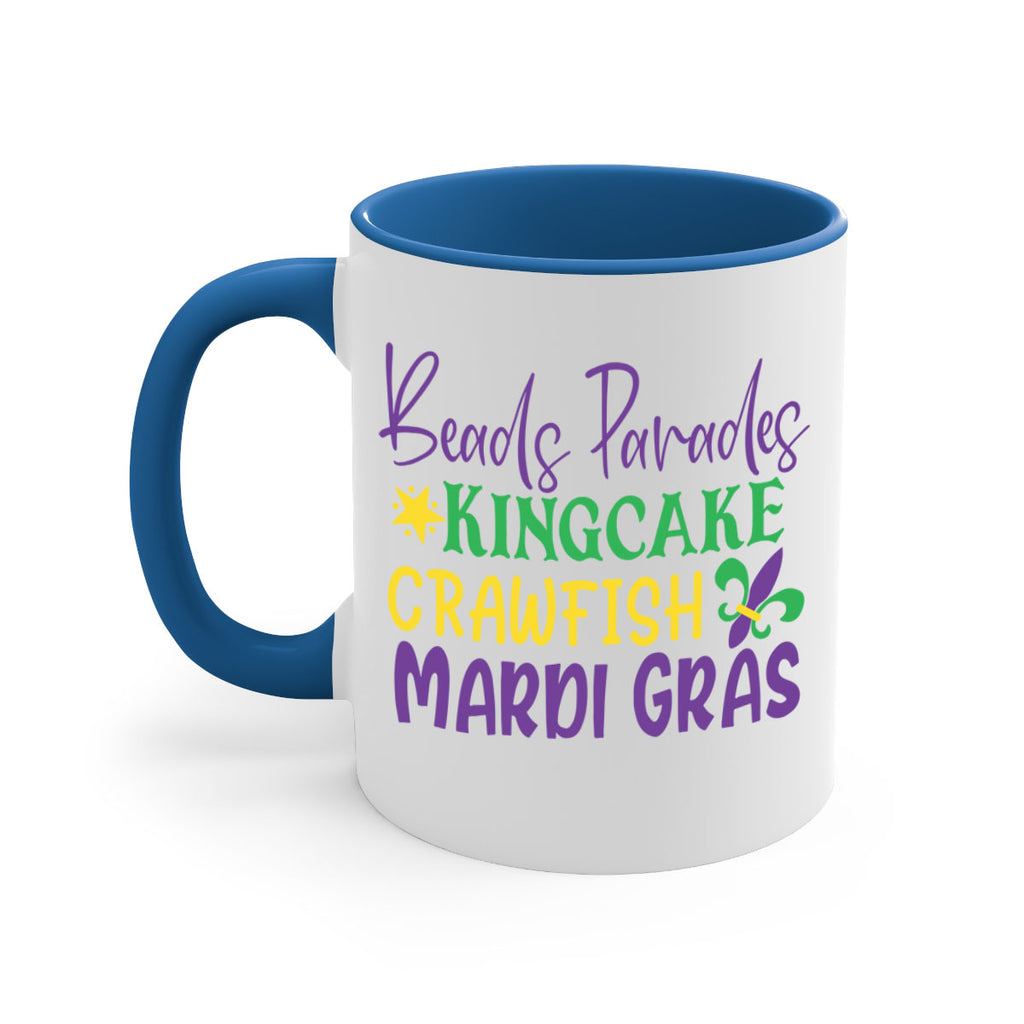 beads parades kingcake crawfish mardi gras 85#- mardi gras-Mug / Coffee Cup