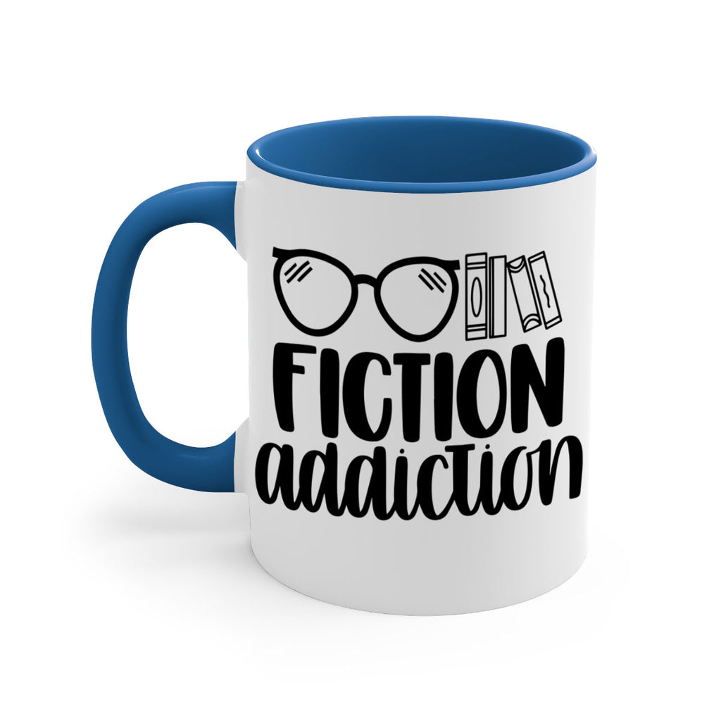 fiction addiction 40#- Reading - Books-Mug / Coffee Cup
