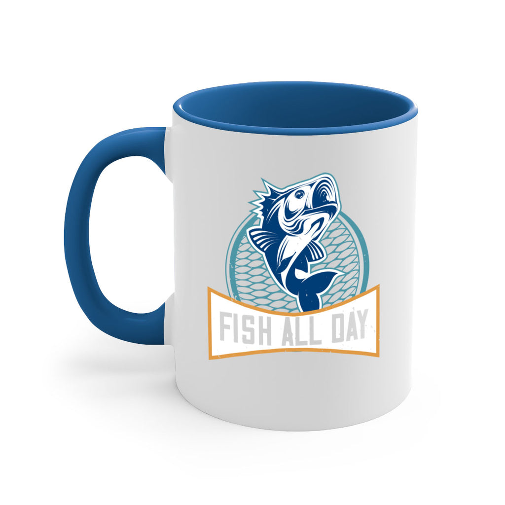 fish all day 277#- fishing-Mug / Coffee Cup