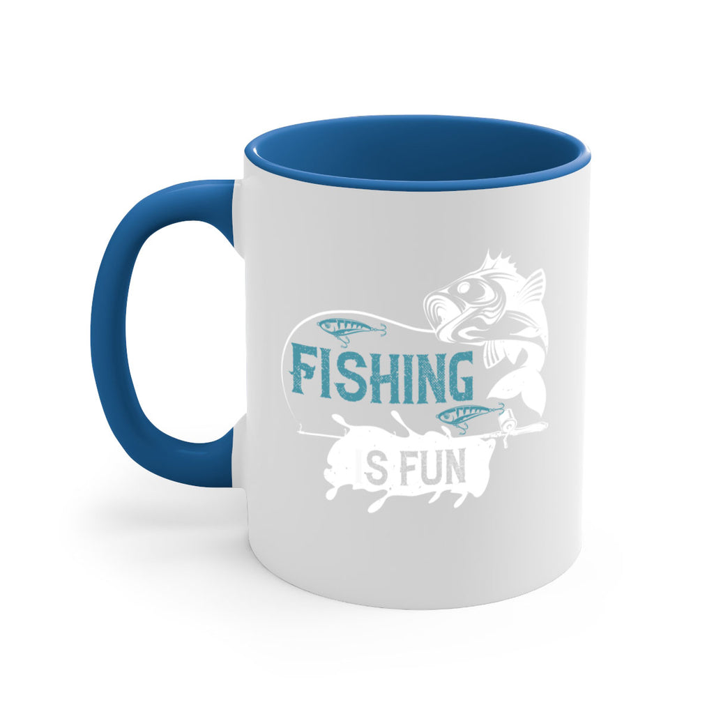 fishing is fun 274#- fishing-Mug / Coffee Cup