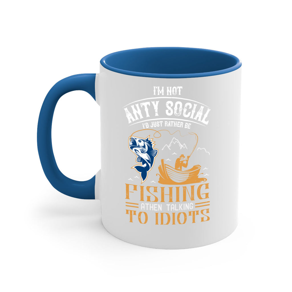 im not anty social 85#- fishing-Mug / Coffee Cup