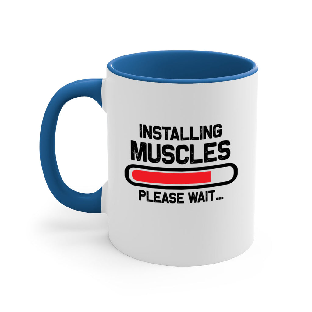 installing muscles please wait 7#- gym-Mug / Coffee Cup