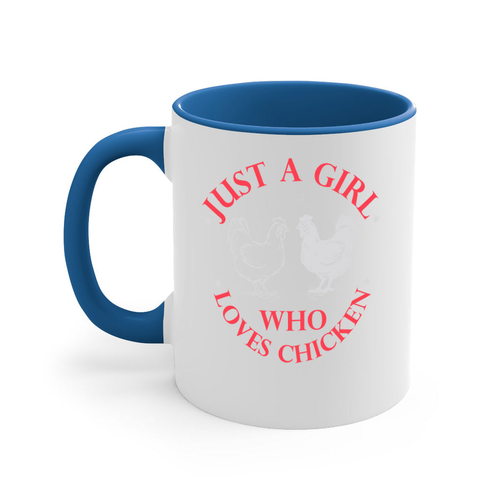 just a girl who loves chicken Style 3#- Chicken-Mug / Coffee Cup