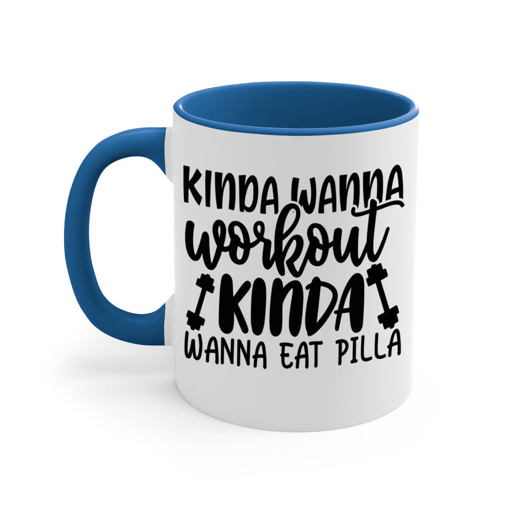 kinda wanna workout kinda wanna eat pilla 37#- gym-Mug / Coffee Cup