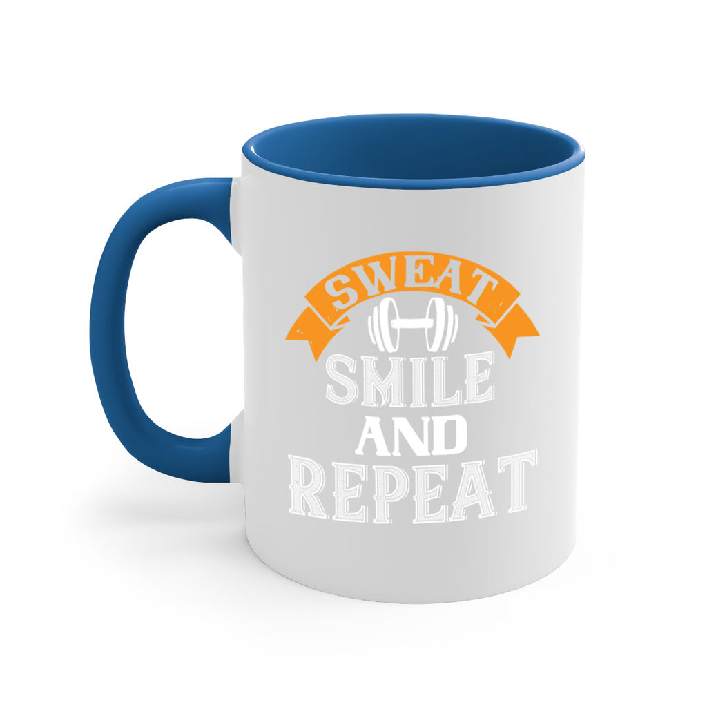 sweat smail and repeat 67#- gym-Mug / Coffee Cup