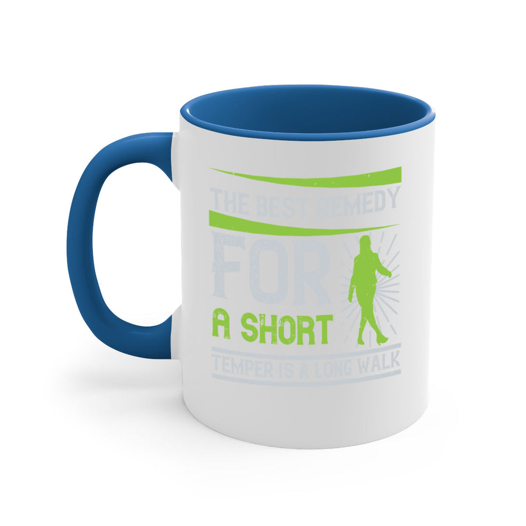 the best remedy for a short temper is a long walk 23#- walking-Mug / Coffee Cup