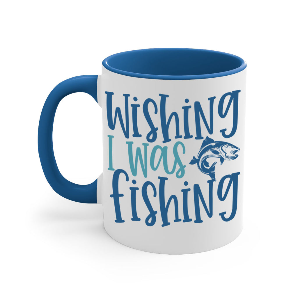 wishing i was fishing 191#- fishing-Mug / Coffee Cup