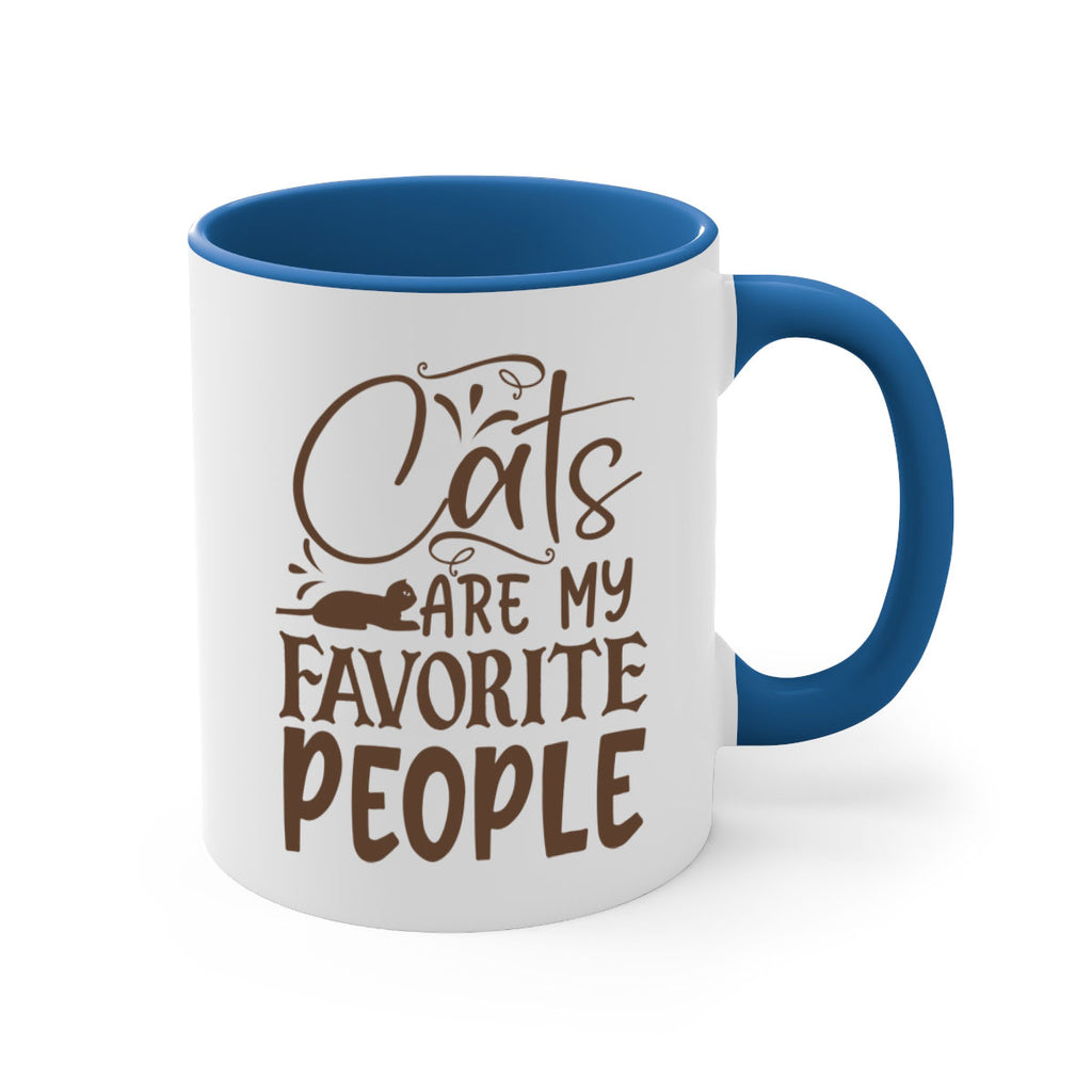 Cats Are My Favorite People Style 7#- cat-Mug / Coffee Cup