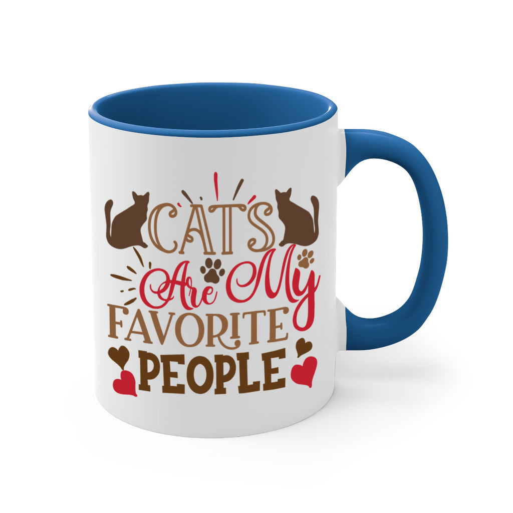 Cats Are My Favorite People Style 8#- cat-Mug / Coffee Cup