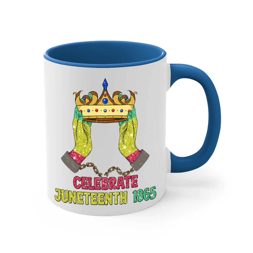 Celebrate Juneteenth 1865 Crown Designs 2#- juneteenth-Mug / Coffee Cup