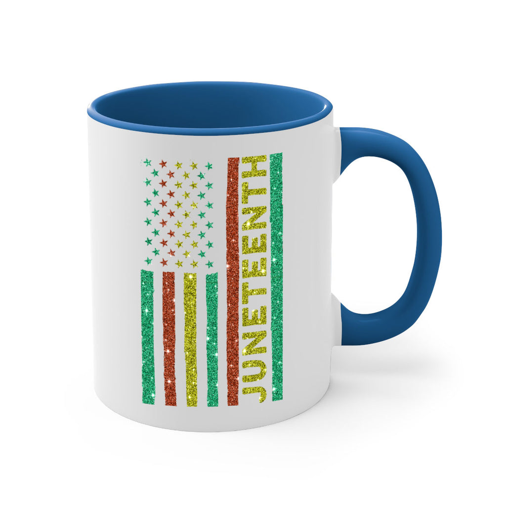 Juneteenth Freedom Day Afro Usa Flag Png 23#- juneteenth-Mug / Coffee Cup