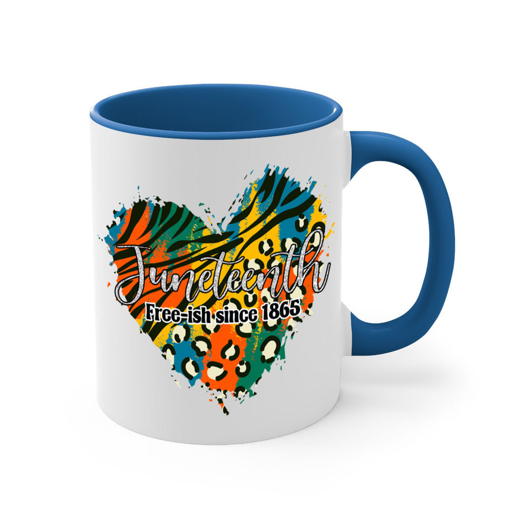 Juneteenth Freeish Since 1865 Heart Png 38#- juneteenth-Mug / Coffee Cup