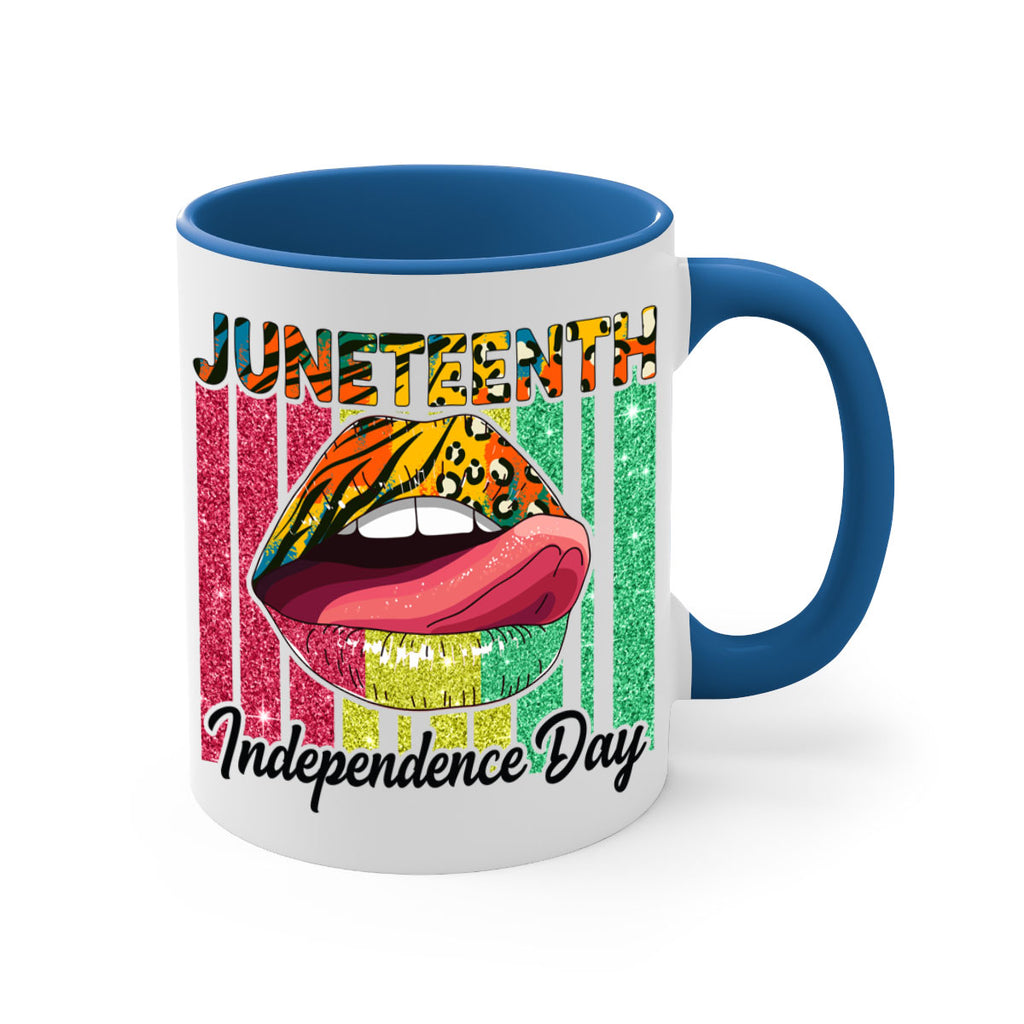 Juneteenth Independence Day Sexy Lip Png 11#- juneteenth-Mug / Coffee Cup