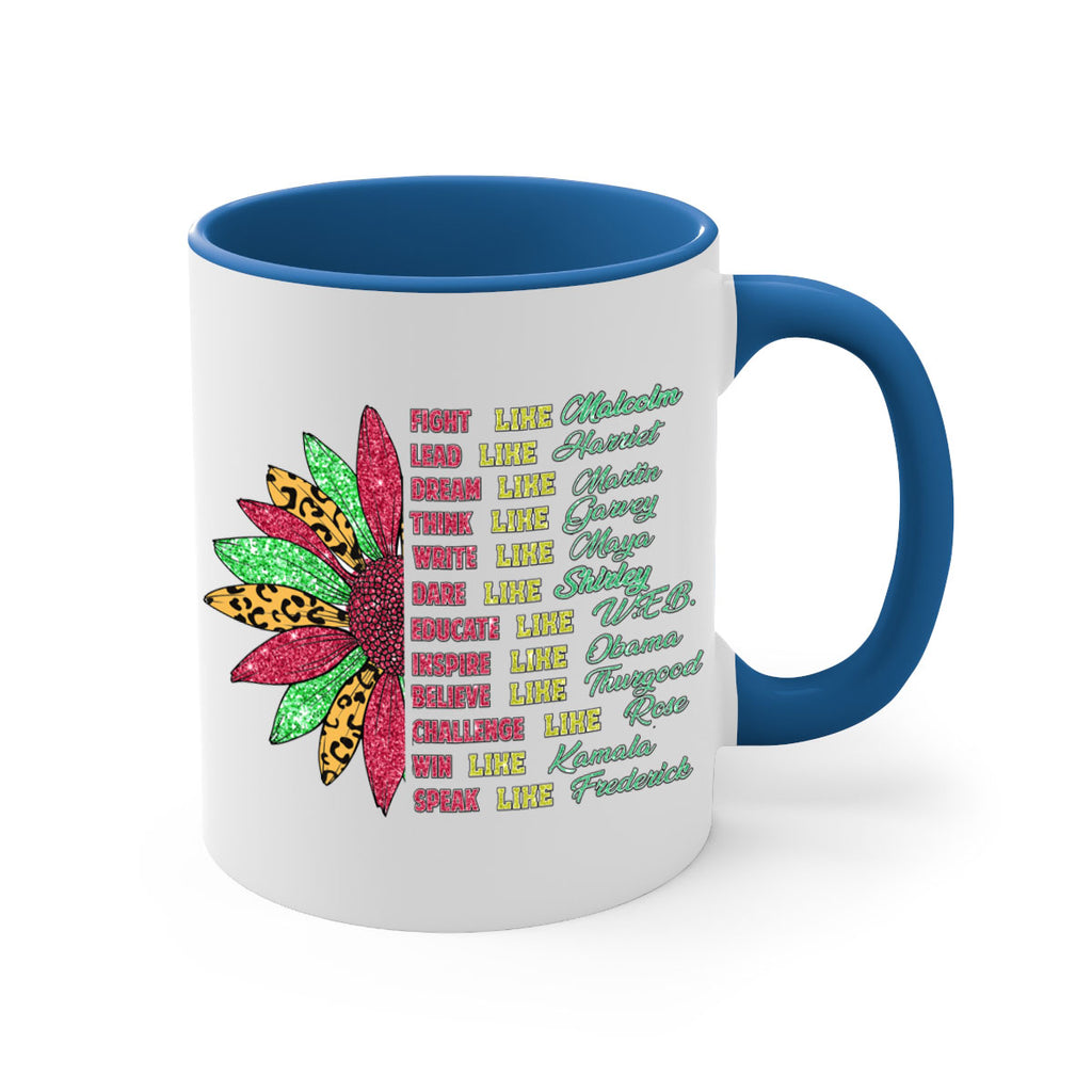 Juneteenth Sunflower Design 17#- juneteenth-Mug / Coffee Cup