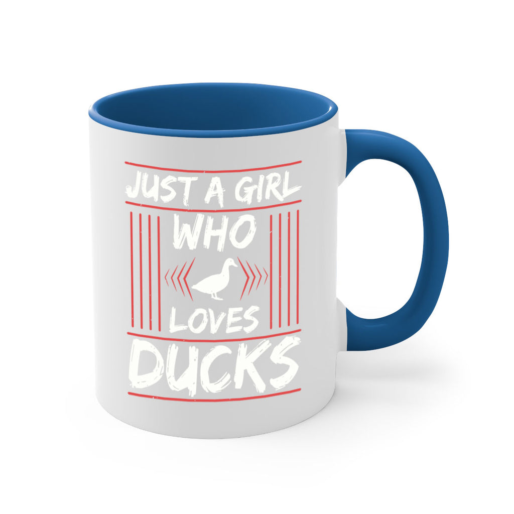 Just A Girl Who Loves Ducks Style 33#- duck-Mug / Coffee Cup