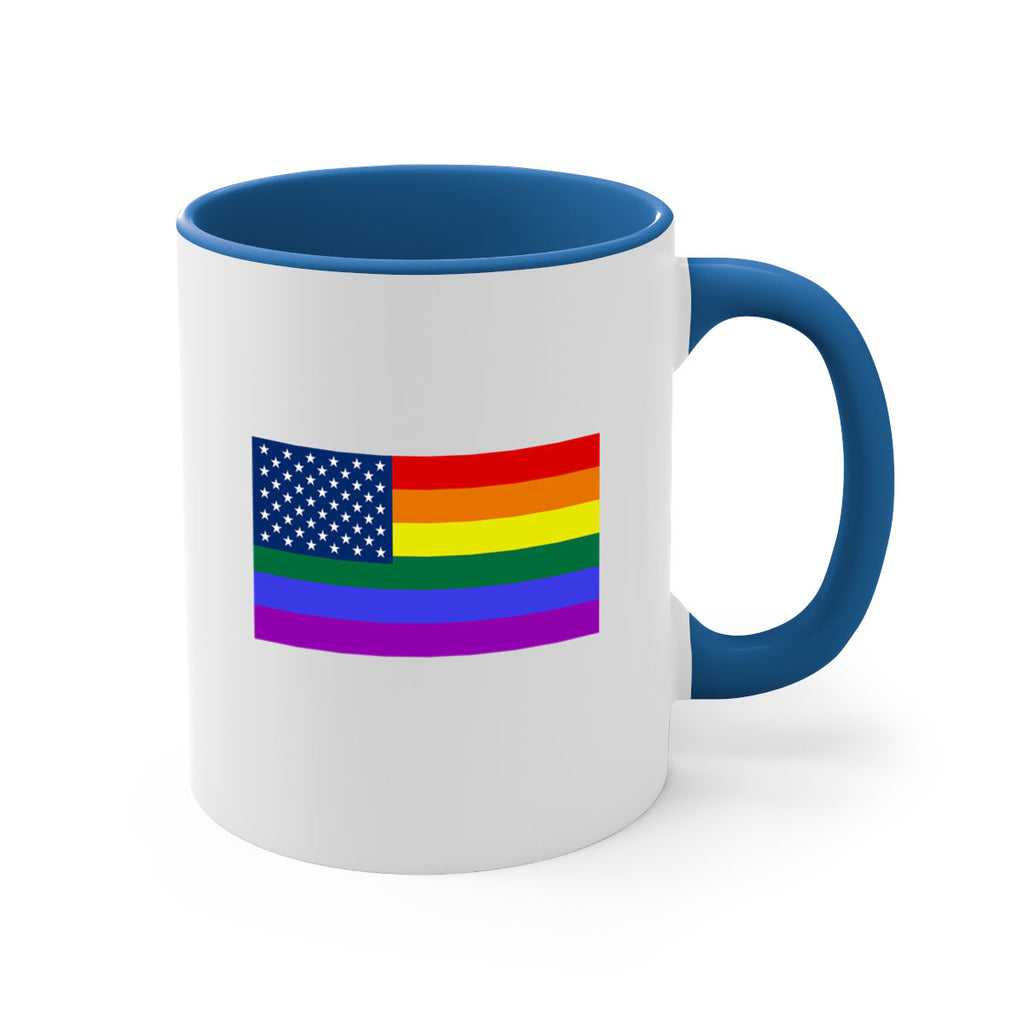 Rainbow american flag 11#- lgbt-Mug / Coffee Cup