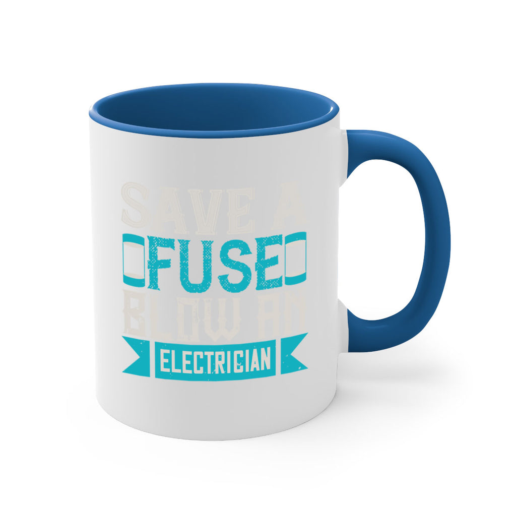 Save a fuse below an electrician Style 14#- electrician-Mug / Coffee Cup