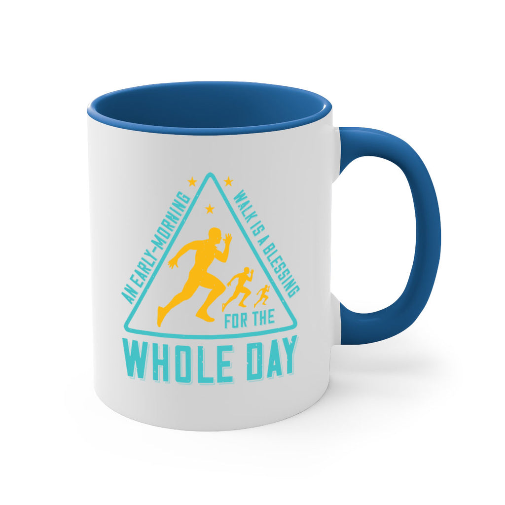 an earlymorning walk is a blessing for the whole day 48#- running-Mug / Coffee Cup