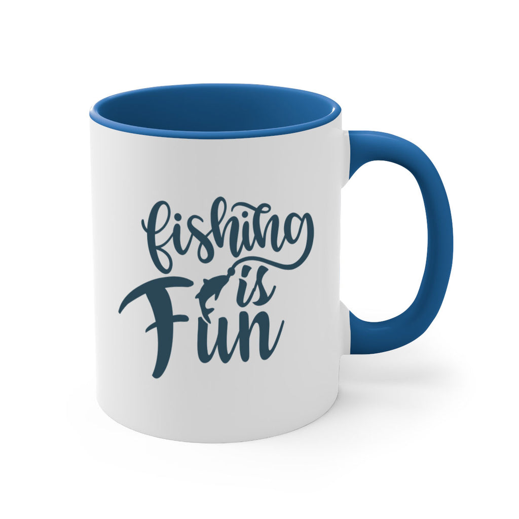 fishing is fun 147#- fishing-Mug / Coffee Cup