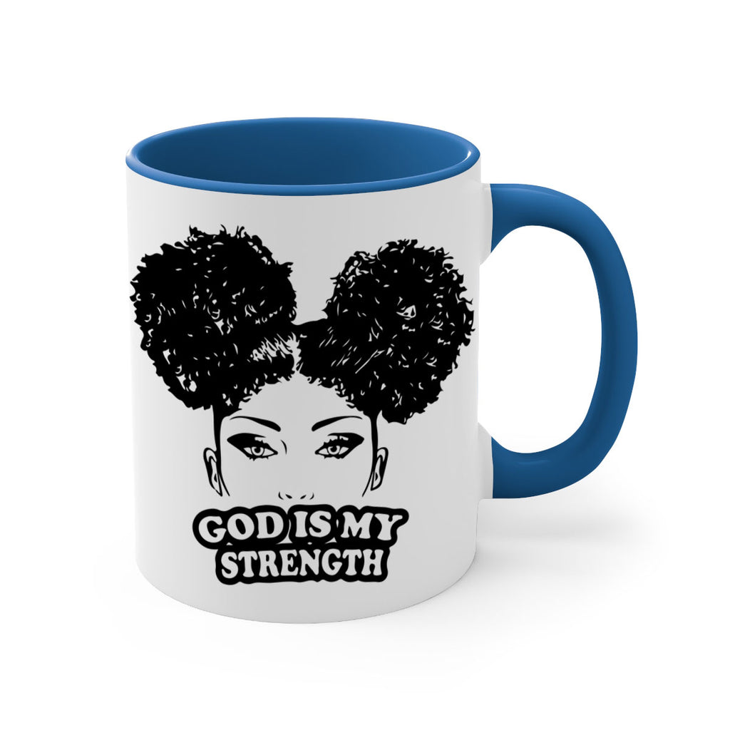god is my strength 2#- Black women - Girls-Mug / Coffee Cup