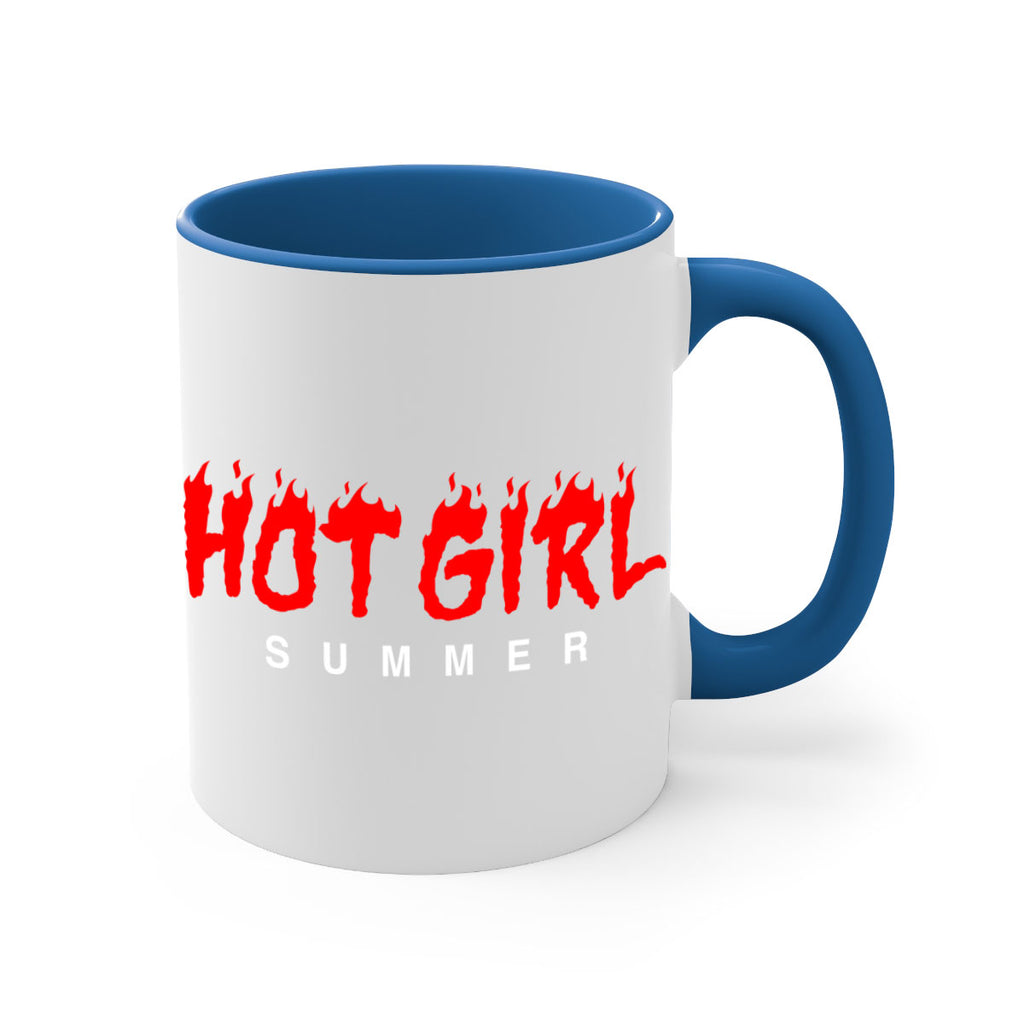 hot girl  summer fire 124#- black words - phrases-Mug / Coffee Cup