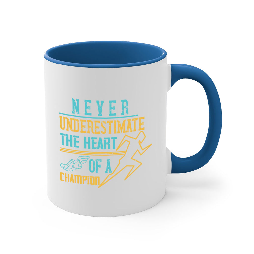 never underestimate the heart of a champion 30#- running-Mug / Coffee Cup