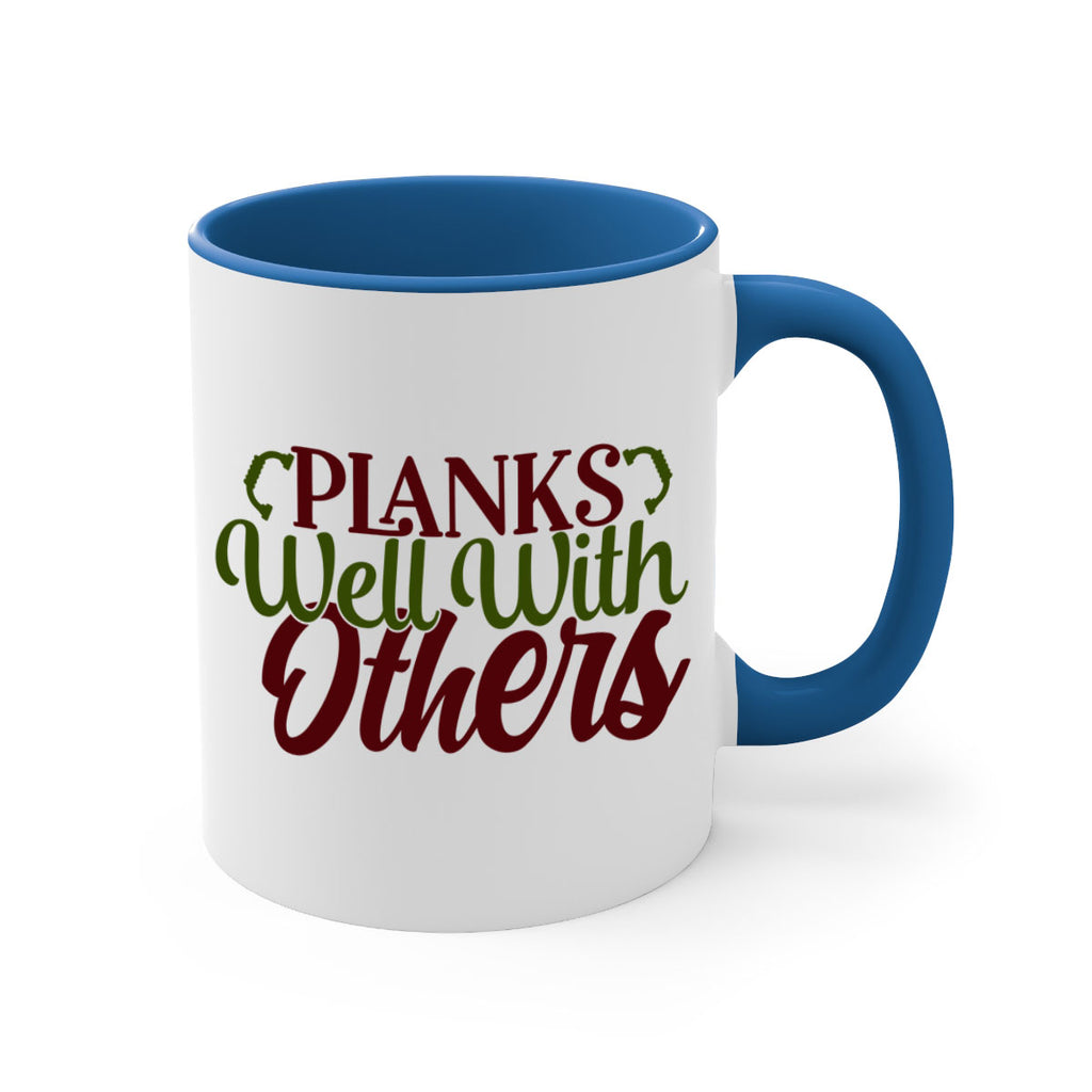 planks well with others 25#- gym-Mug / Coffee Cup