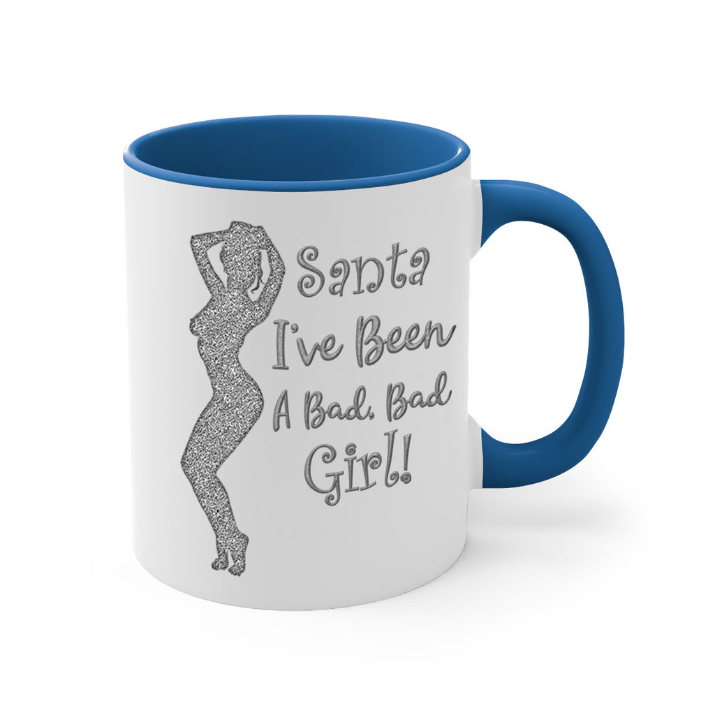 santa ive been a bad girl silver 446#- christmas-Mug / Coffee Cup