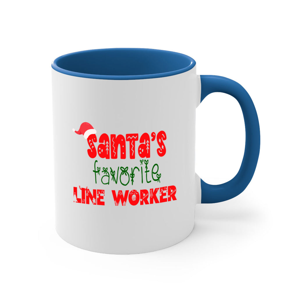 santas favorite line worker style 923#- christmas-Mug / Coffee Cup