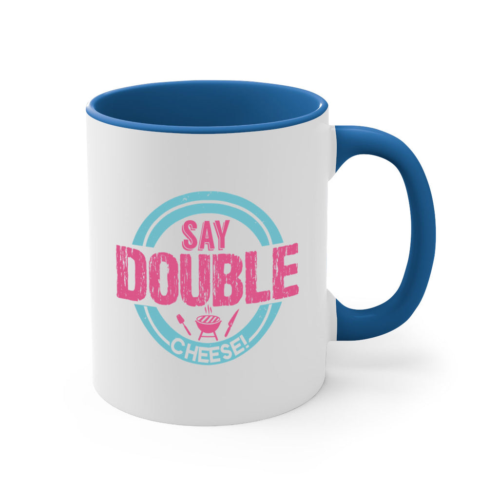 say double cheese 14#- bbq-Mug / Coffee Cup