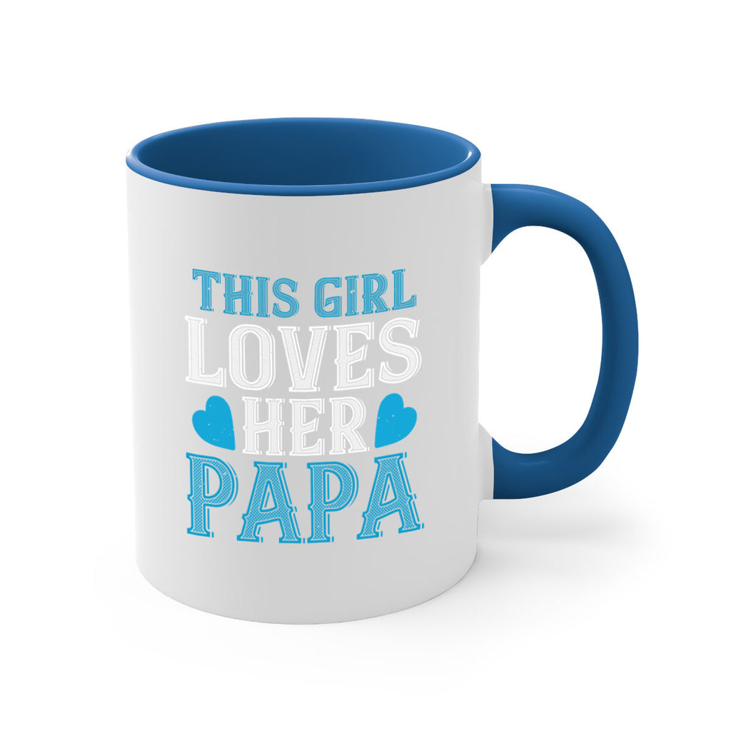 this girl loves her papa 3#- grandpa-Mug / Coffee Cup
