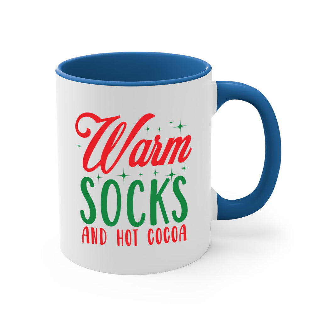 warm socks and hot cocoa style 1226#- christmas-Mug / Coffee Cup