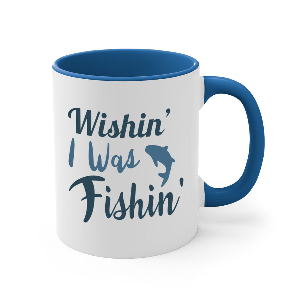 wishin i was fishin 13#- fishing-Mug / Coffee Cup