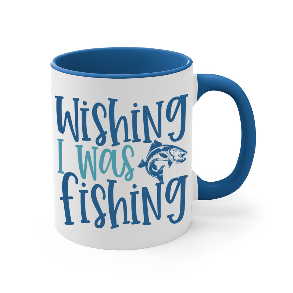 wishing i was fishing 191#- fishing-Mug / Coffee Cup