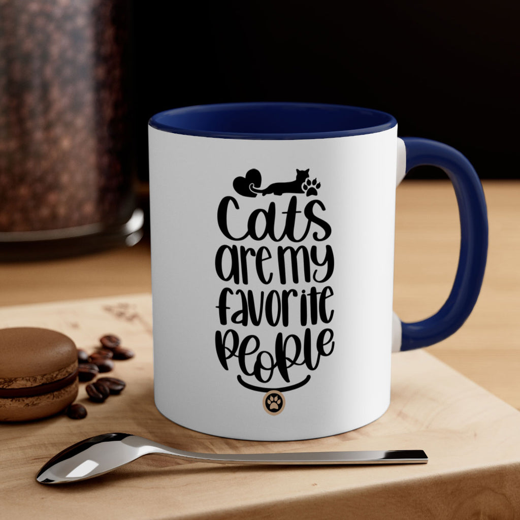 Cats Are My Favorite People Style 89#- cat-Mug / Coffee Cup