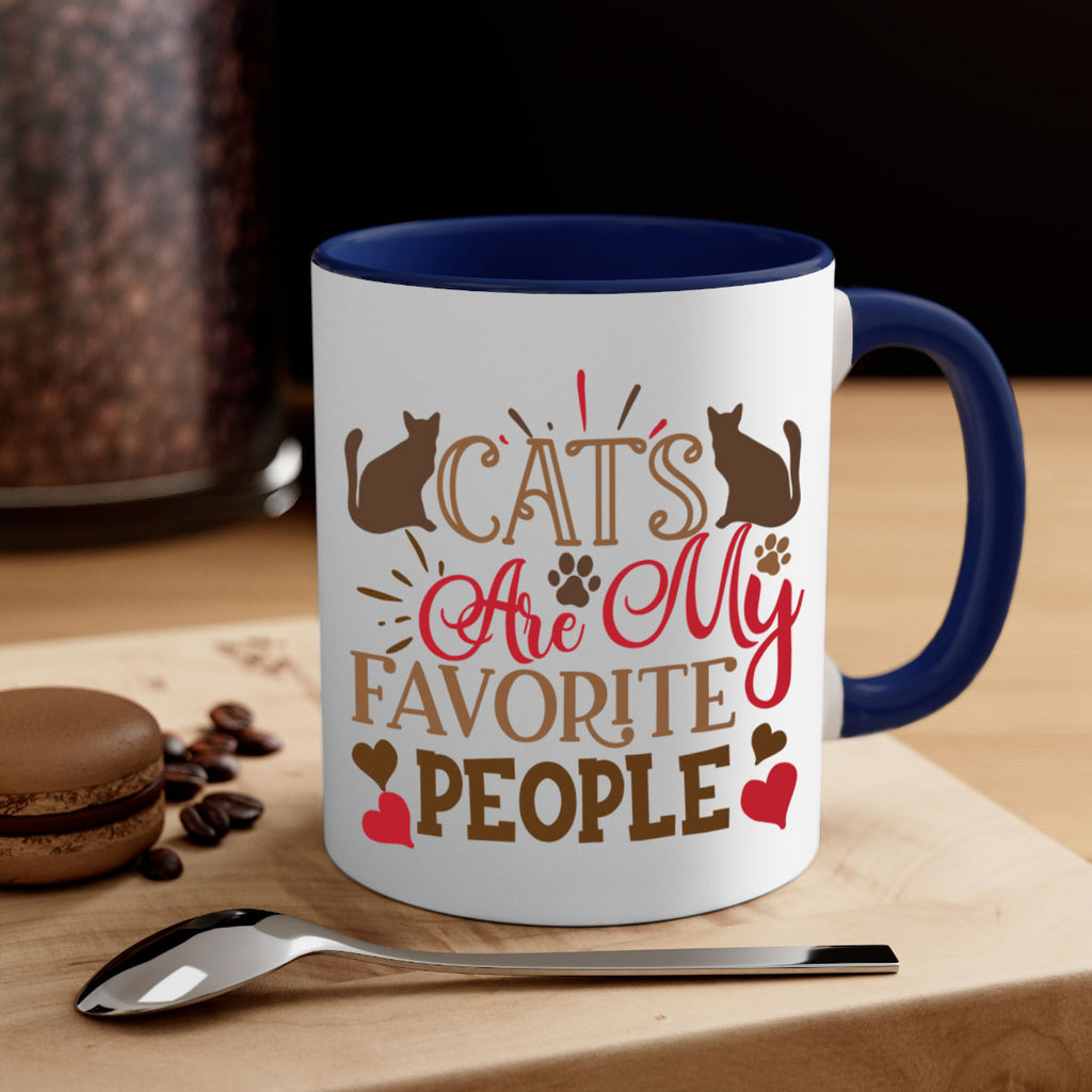 Cats Are My Favorite People Style 8#- cat-Mug / Coffee Cup