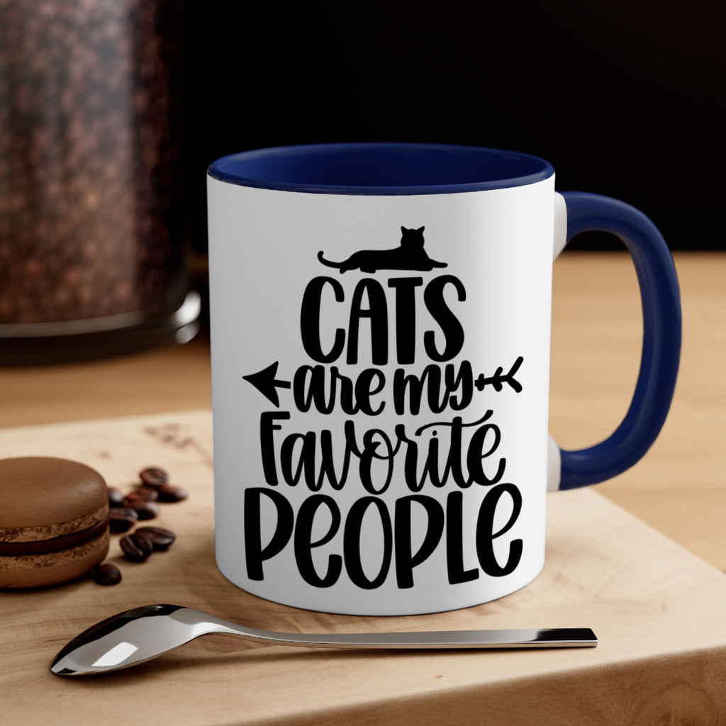 Cats Are My Favorite People Style 90#- cat-Mug / Coffee Cup