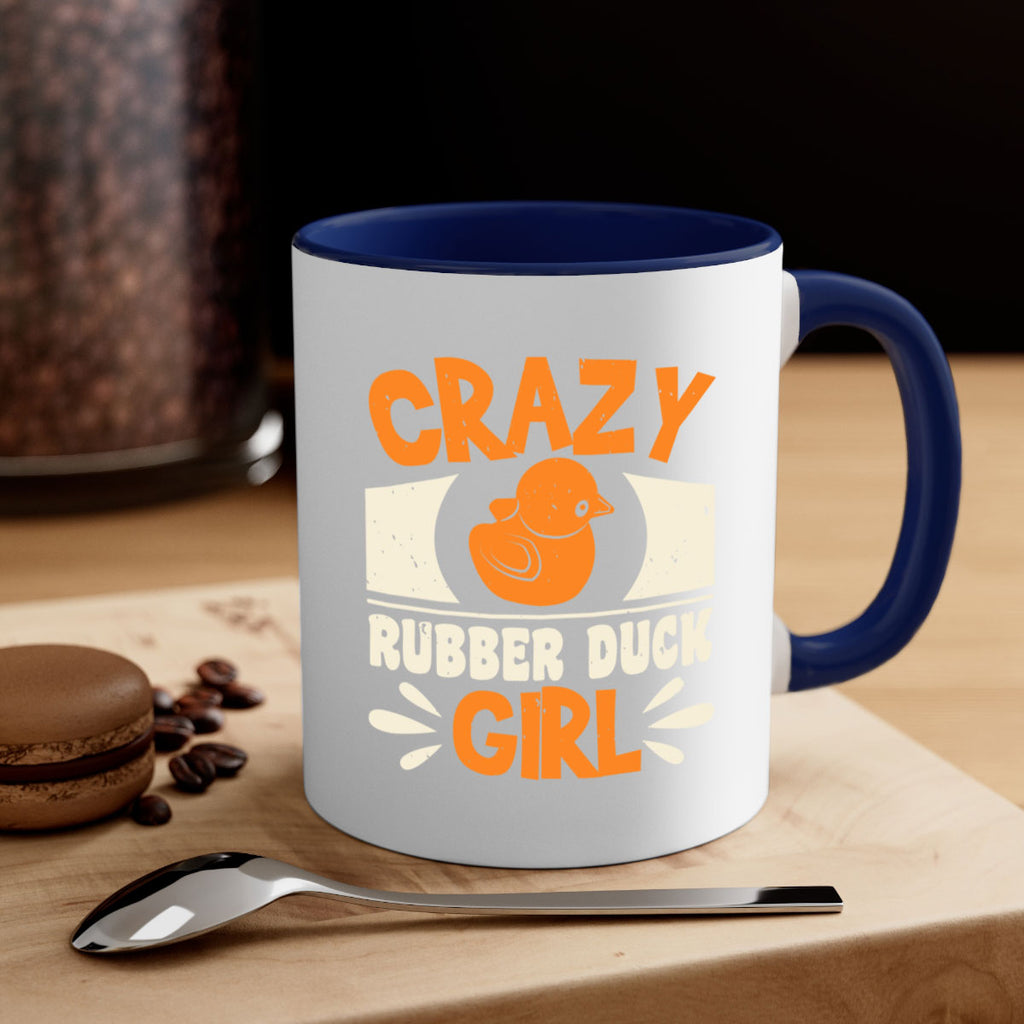 Crazy Rubber Duck Girl Style 4#- duck-Mug / Coffee Cup