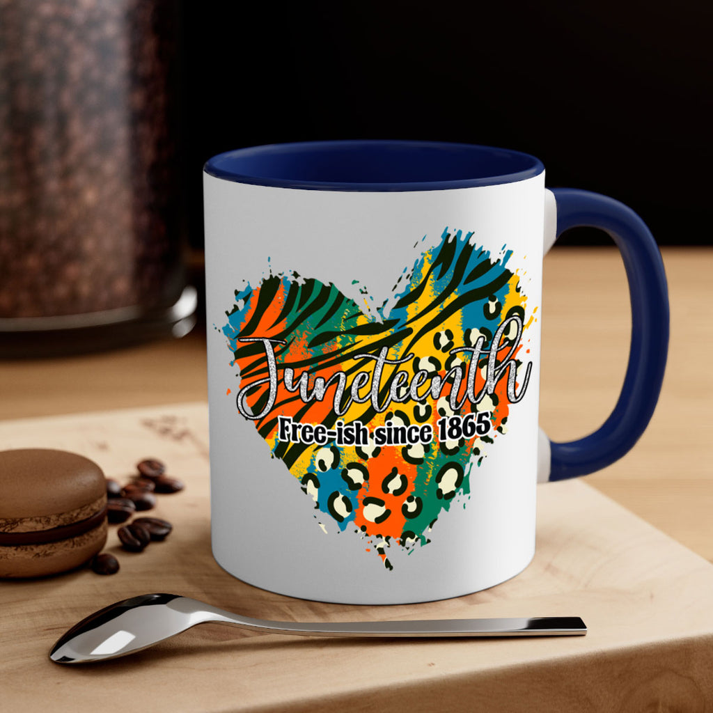 Juneteenth Freeish Since 1865 Heart Png 38#- juneteenth-Mug / Coffee Cup