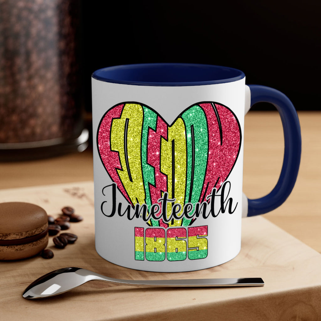 Juneteenth Since 1865 Heart 20#- juneteenth-Mug / Coffee Cup