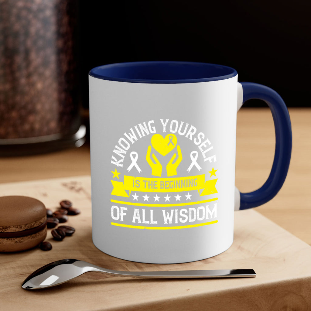 Knowing yourself is the beginning of all wisdom Style 38#- Self awareness-Mug / Coffee Cup