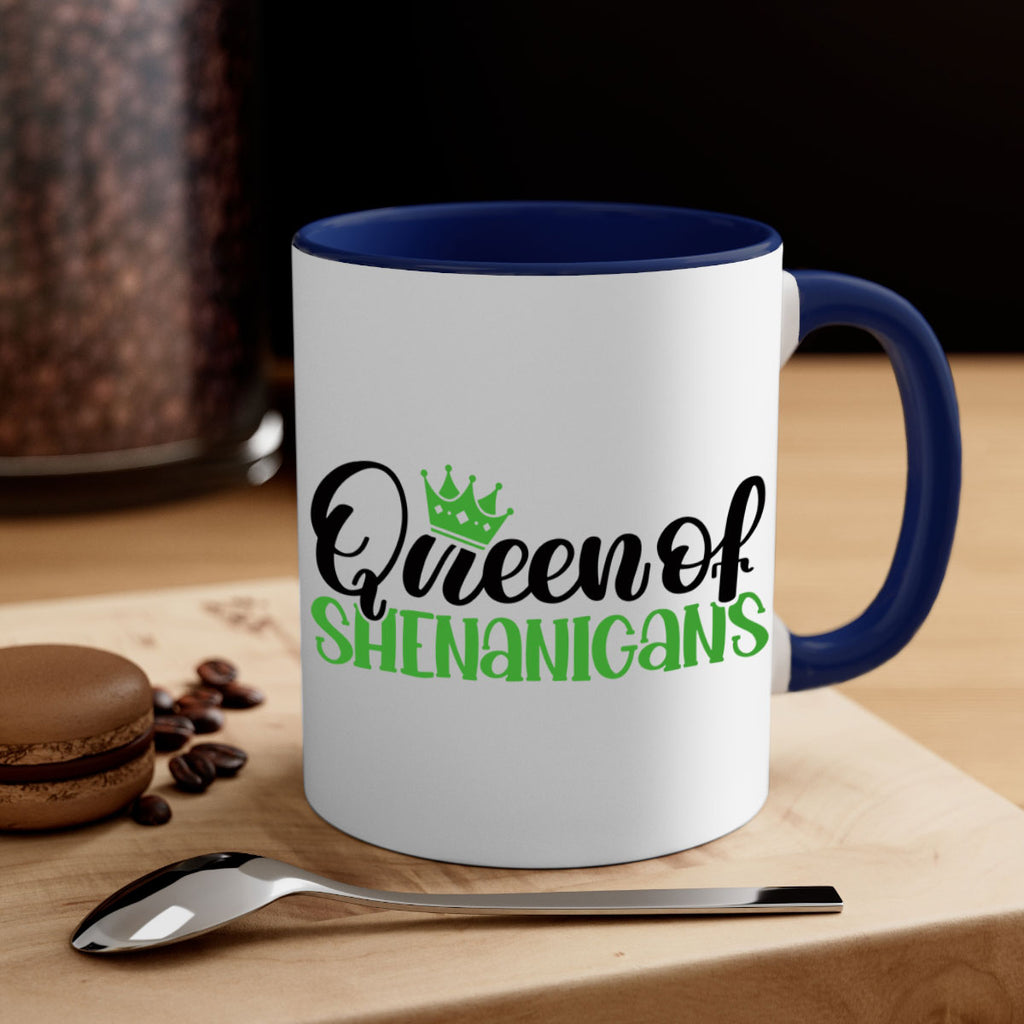 Queen Of Shenanigans Style 36#- St Patricks Day-Mug / Coffee Cup