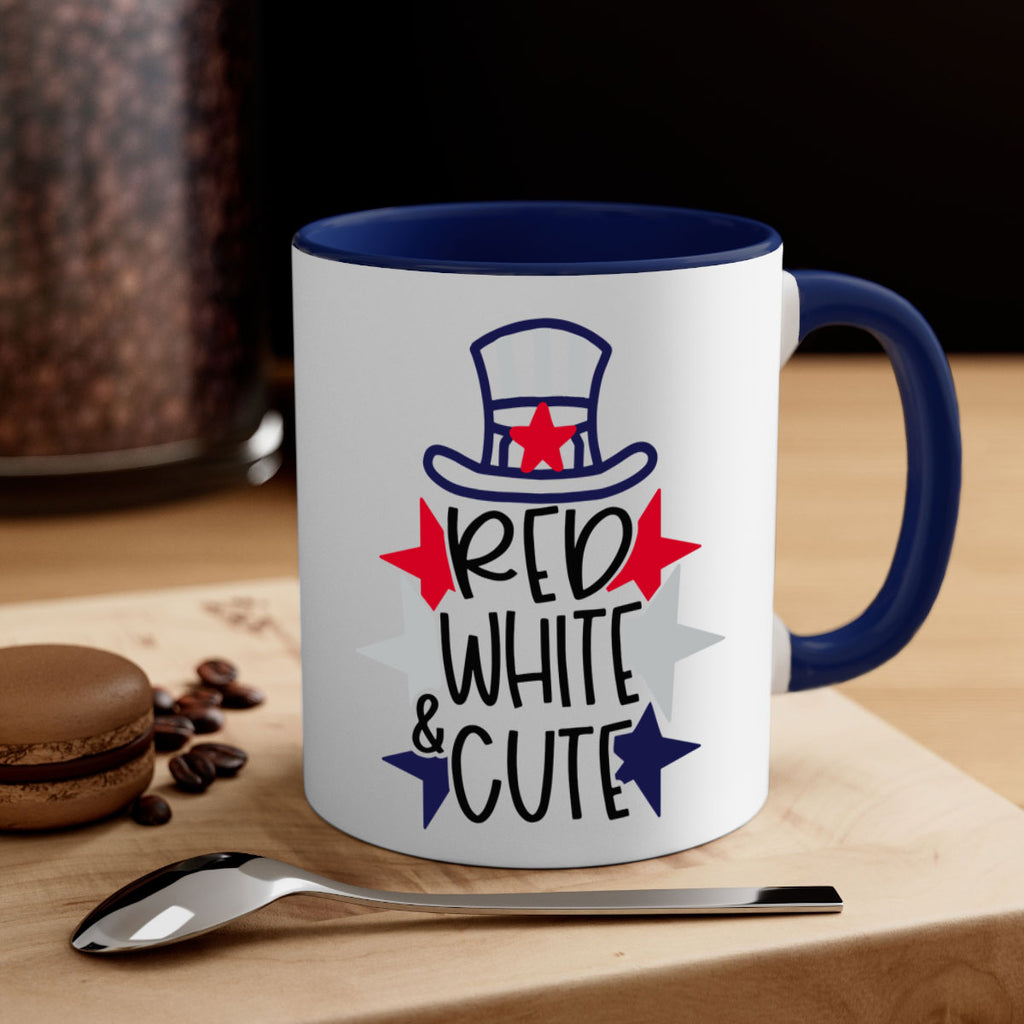 Red White Cute Style 169#- 4th Of July-Mug / Coffee Cup