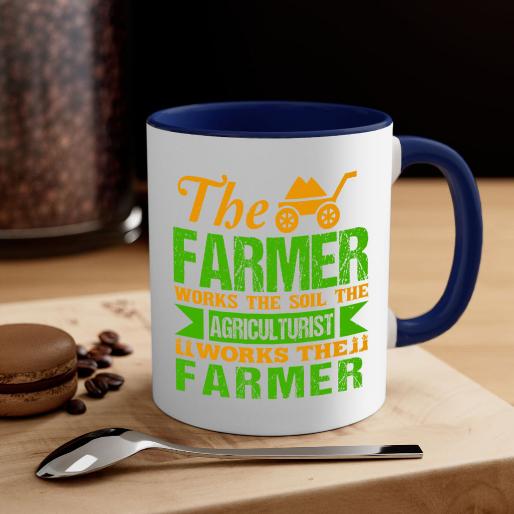 The farmers work the soil 33#- Farm and garden-Mug / Coffee Cup