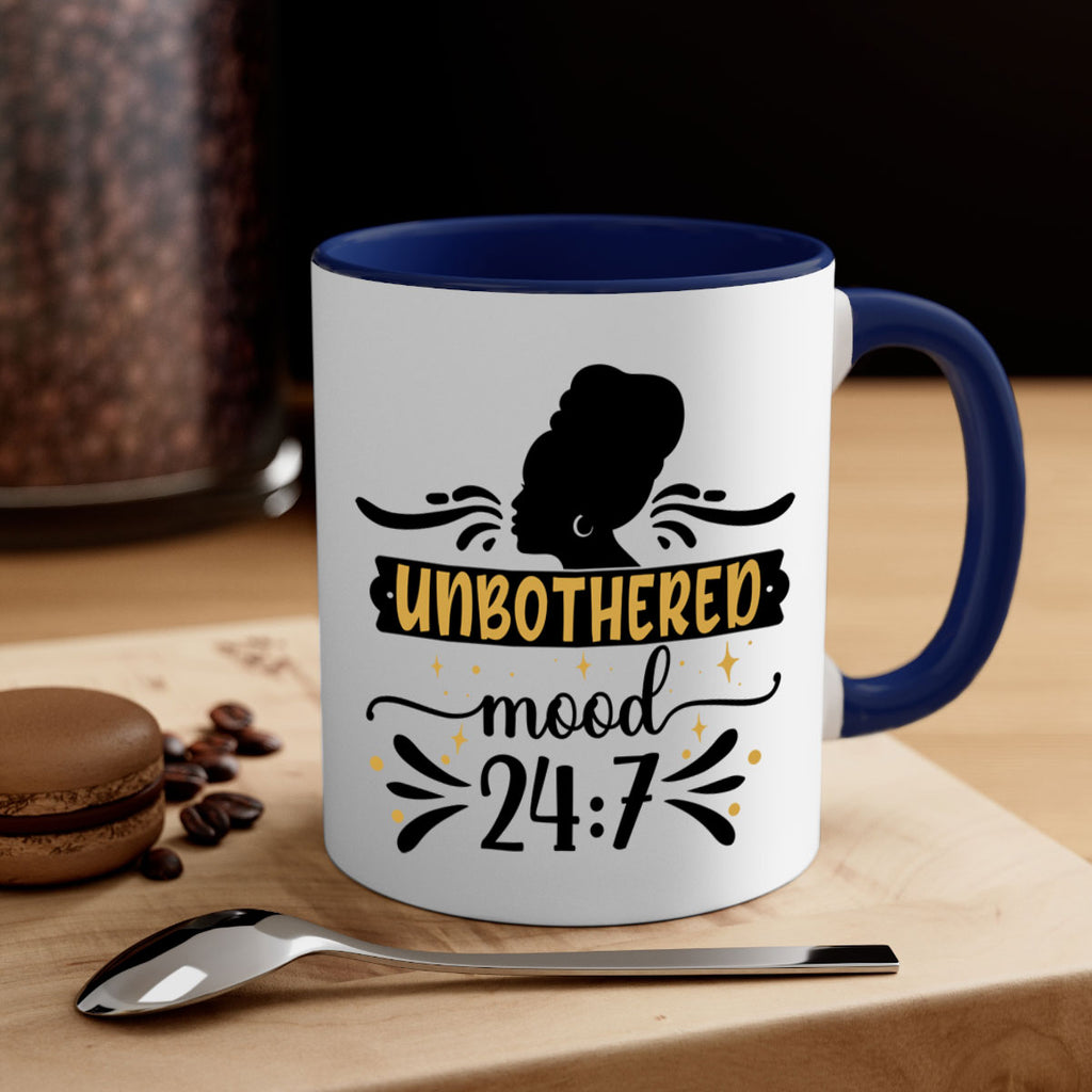Unbothered mood Style 2#- Black women - Girls-Mug / Coffee Cup