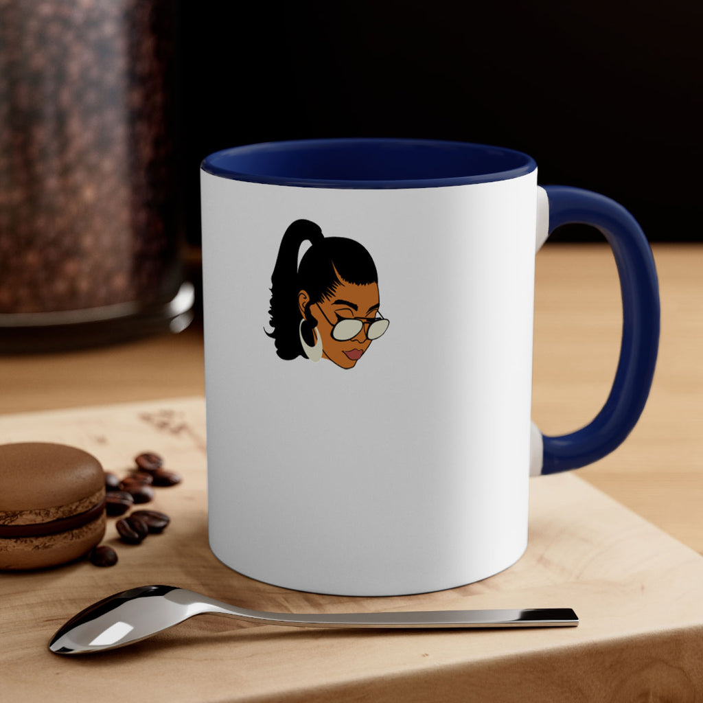 black afro 42#- Black women - Girls-Mug / Coffee Cup